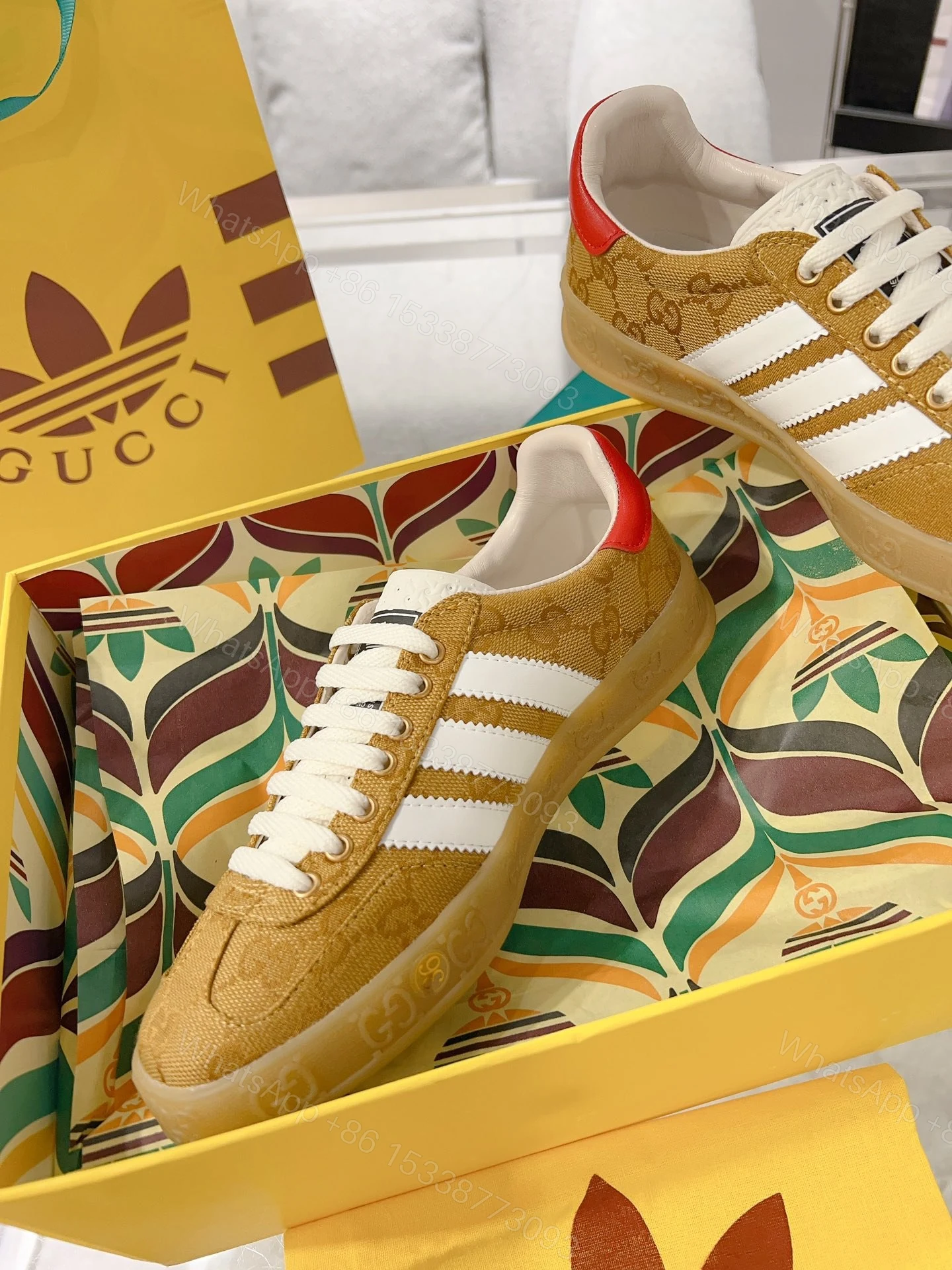 Gucci Gazelle ‘Brown Sneaker — view 2