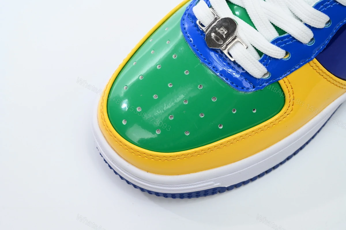 View 6 of Cheap Fake Bape Sta Low Black Yellow Green Orchid 1180 191 004 A
