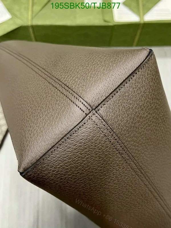 View 6 of Gucci Beige Medium Canvas Supreme Handbag featuring GG Logo SAS745