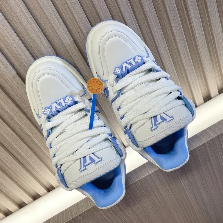 View 7 of Chic Tech-Texture LV-Inspired Sneaker: Cloud Comfort