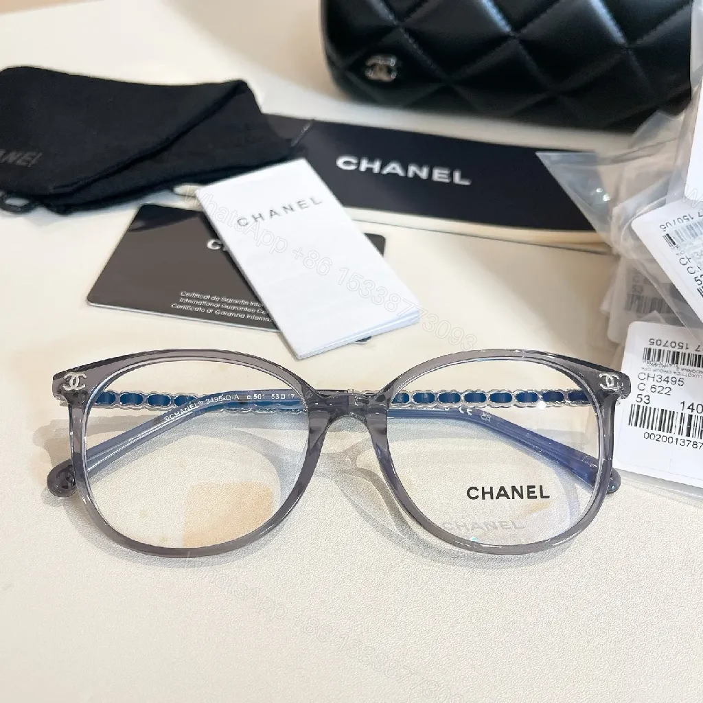 View 5 of Transparent Tx Eyewear – Modern Luxury, Subtle CC Accents