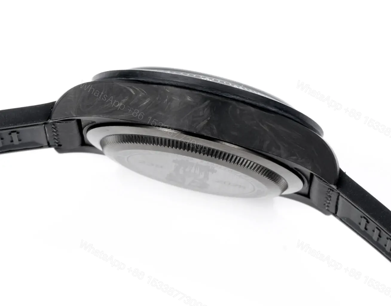 View 6 of Tudor Chronograph Watch White Dial Black Subdial Carbon Case Strap Premium 42MM M7937KN-0001