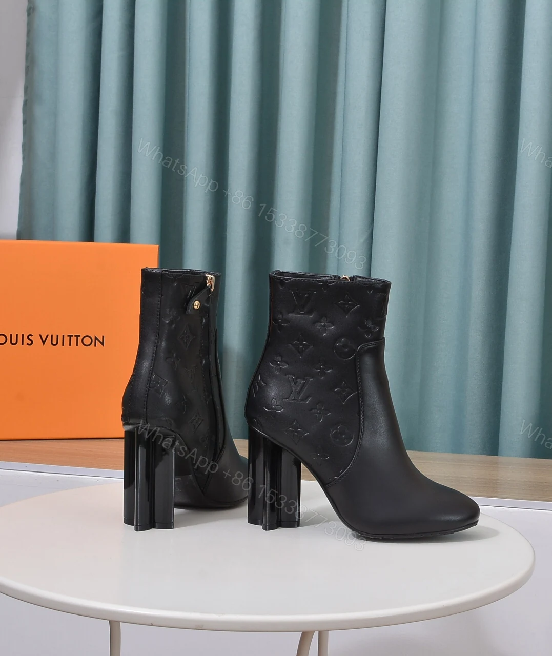 View 5 of LOUIS VUITTON SILHOUETTE ANKLE BOOT BLACK 1ADCLK