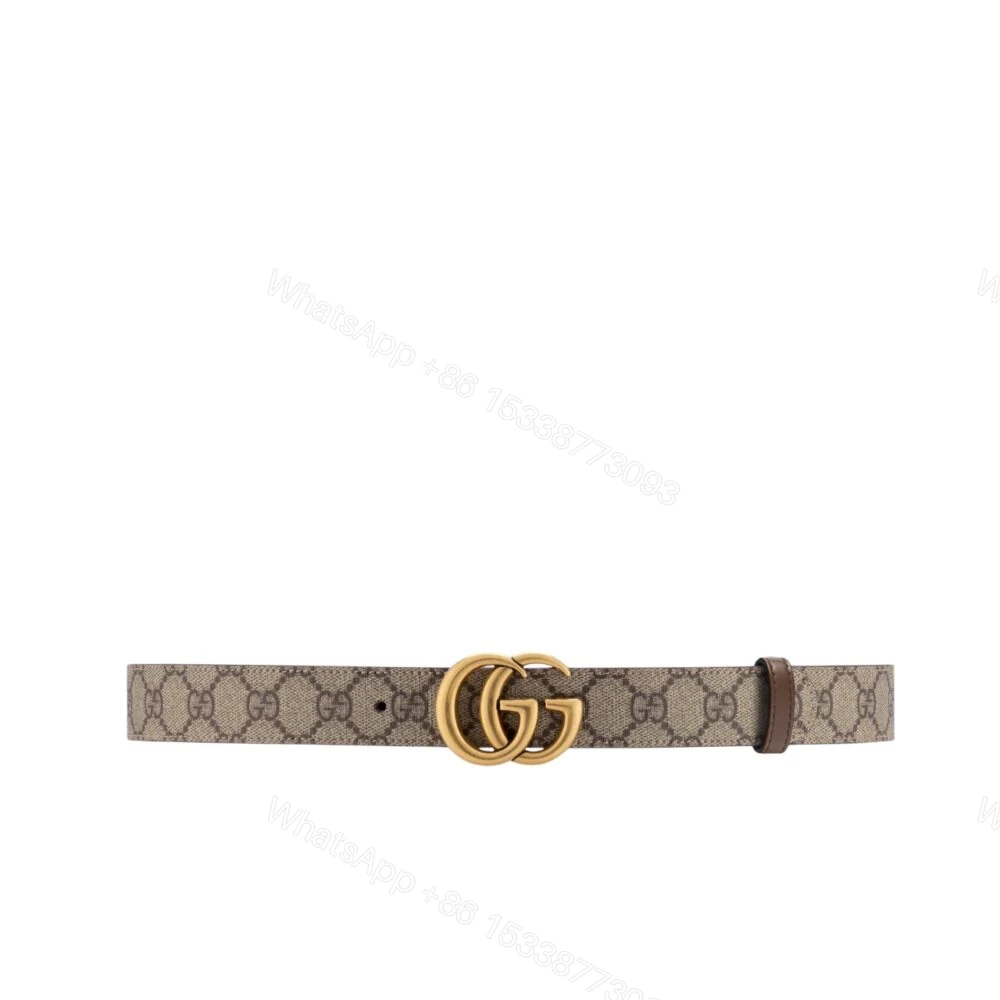 Gucci GG Marmont Reversible Belt Brown — view 1