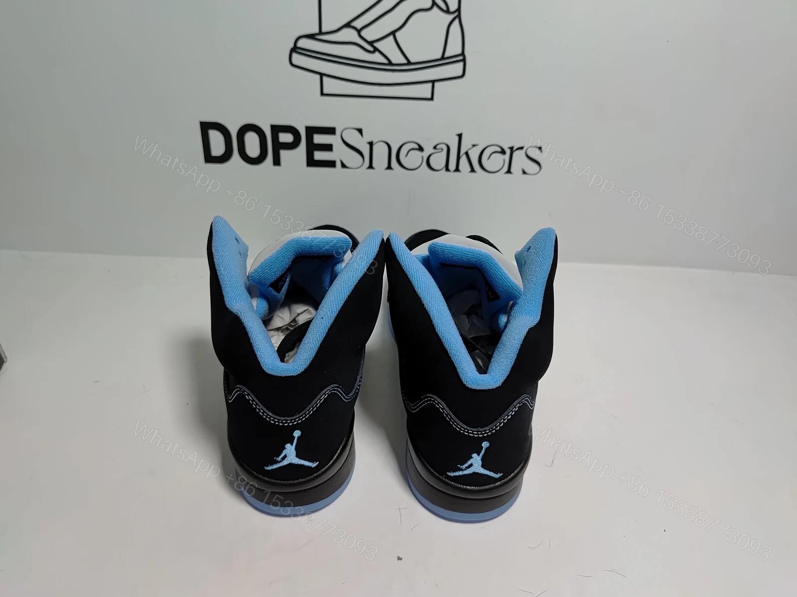 View 7 of Air Jordan 5 Retro 'Black University Blue' 2026 DD0587-008