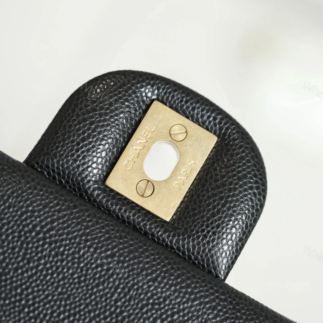 View 15 of 高仿Chanel*25B系列AS5701小牛皮中球單肩包黑色Mini免檢版