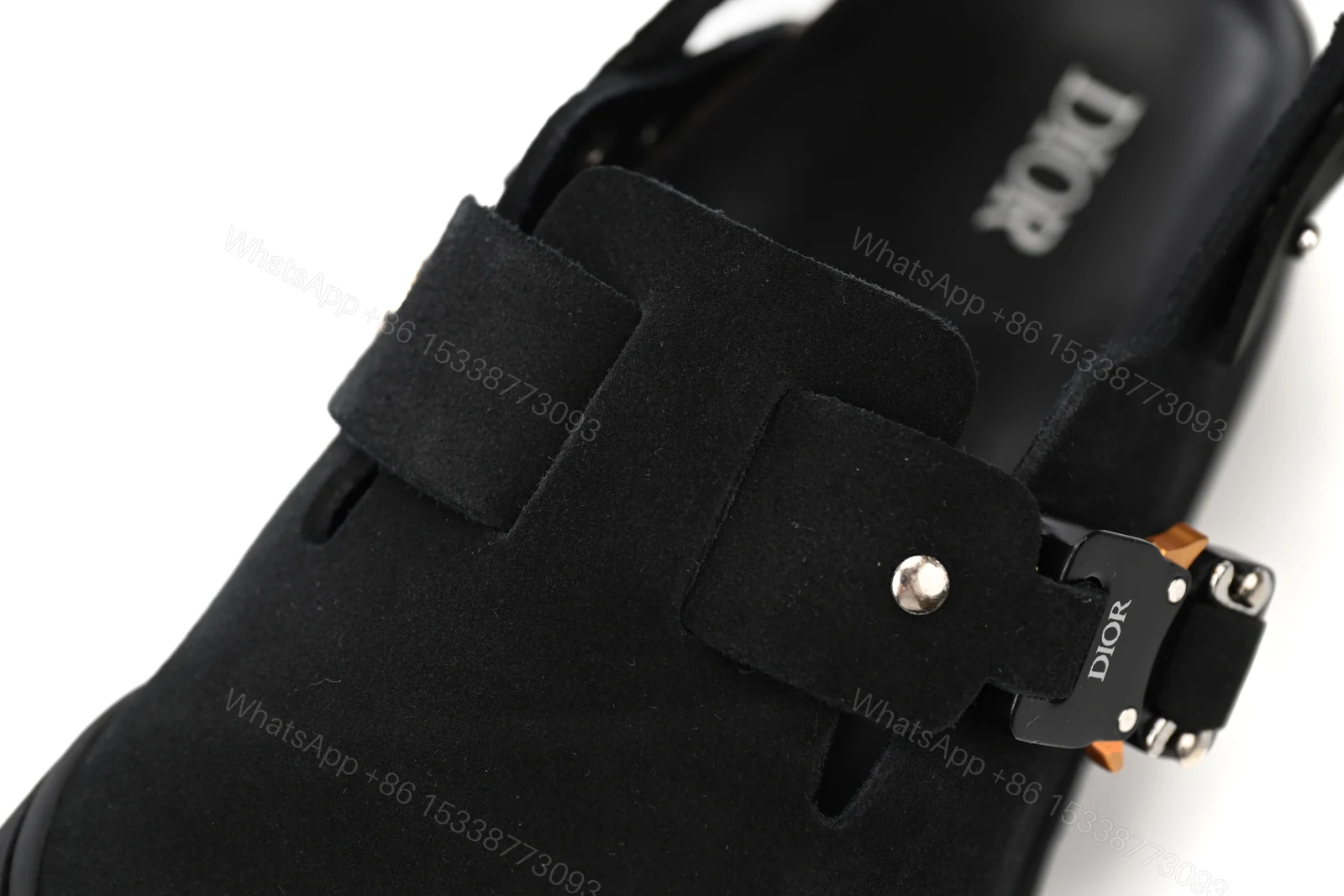 View 7 of Dior by Birkenstock Tokio Mule Black 3SA116ZSD_H900