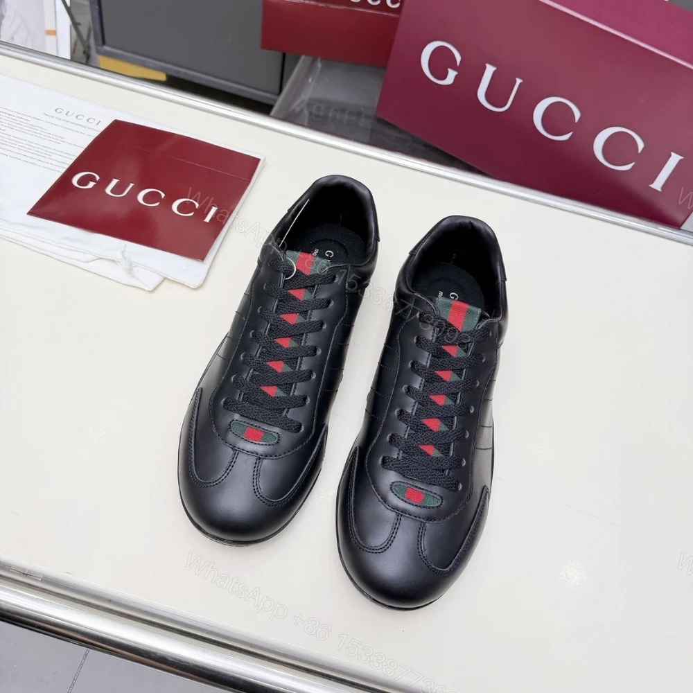 View 4 of Gucci Men Shift Trainers All Black L