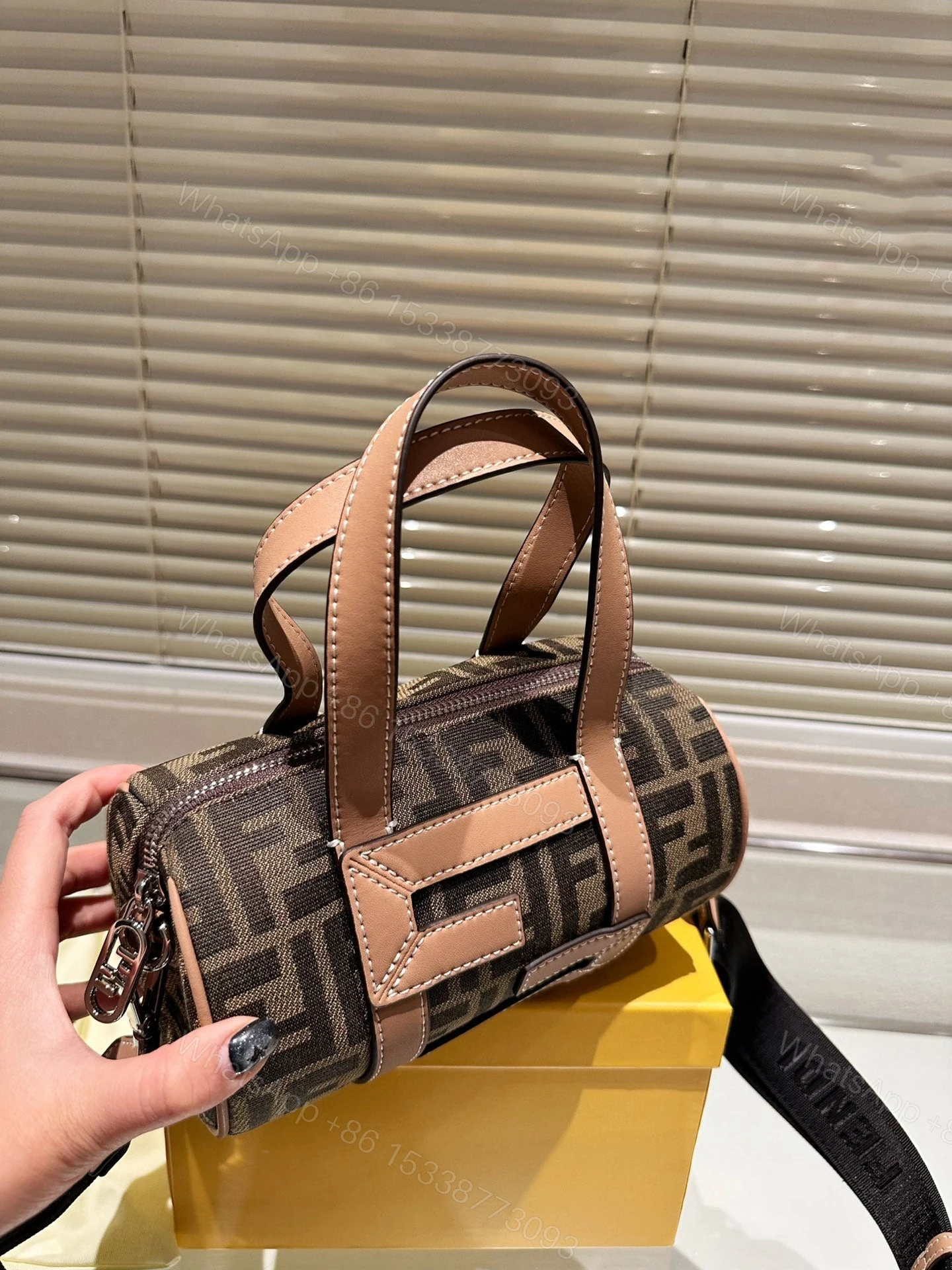 View 6 of FENDI MINI BAG 7VA570 KHAKI