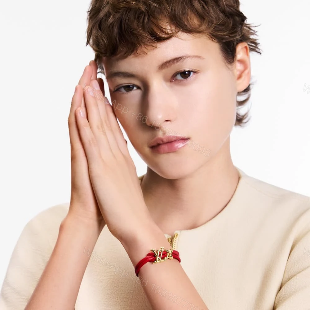 View 4 of LOUIS VUITTON BLOOM BRACELET RED M8916Z