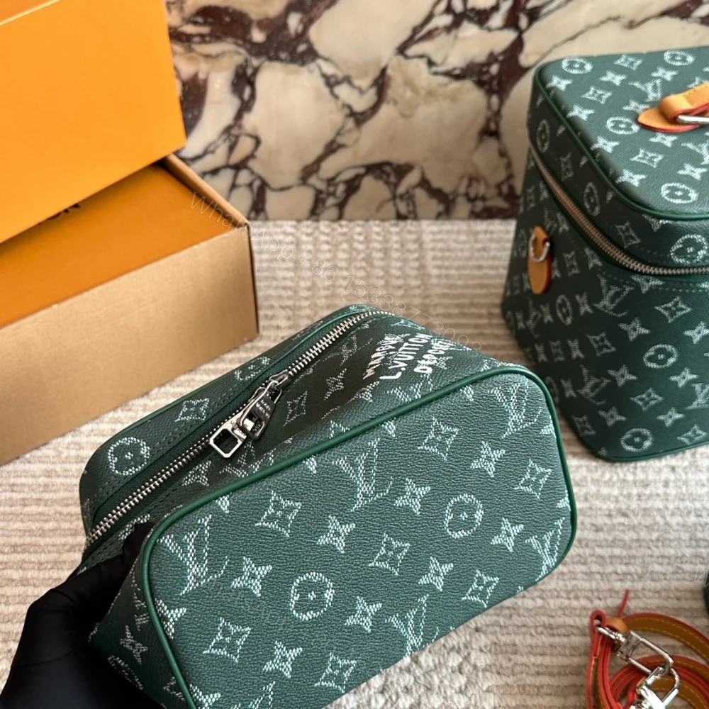 View 4 of Louis Vuitton Nice Green Toiletry Bag 16cm