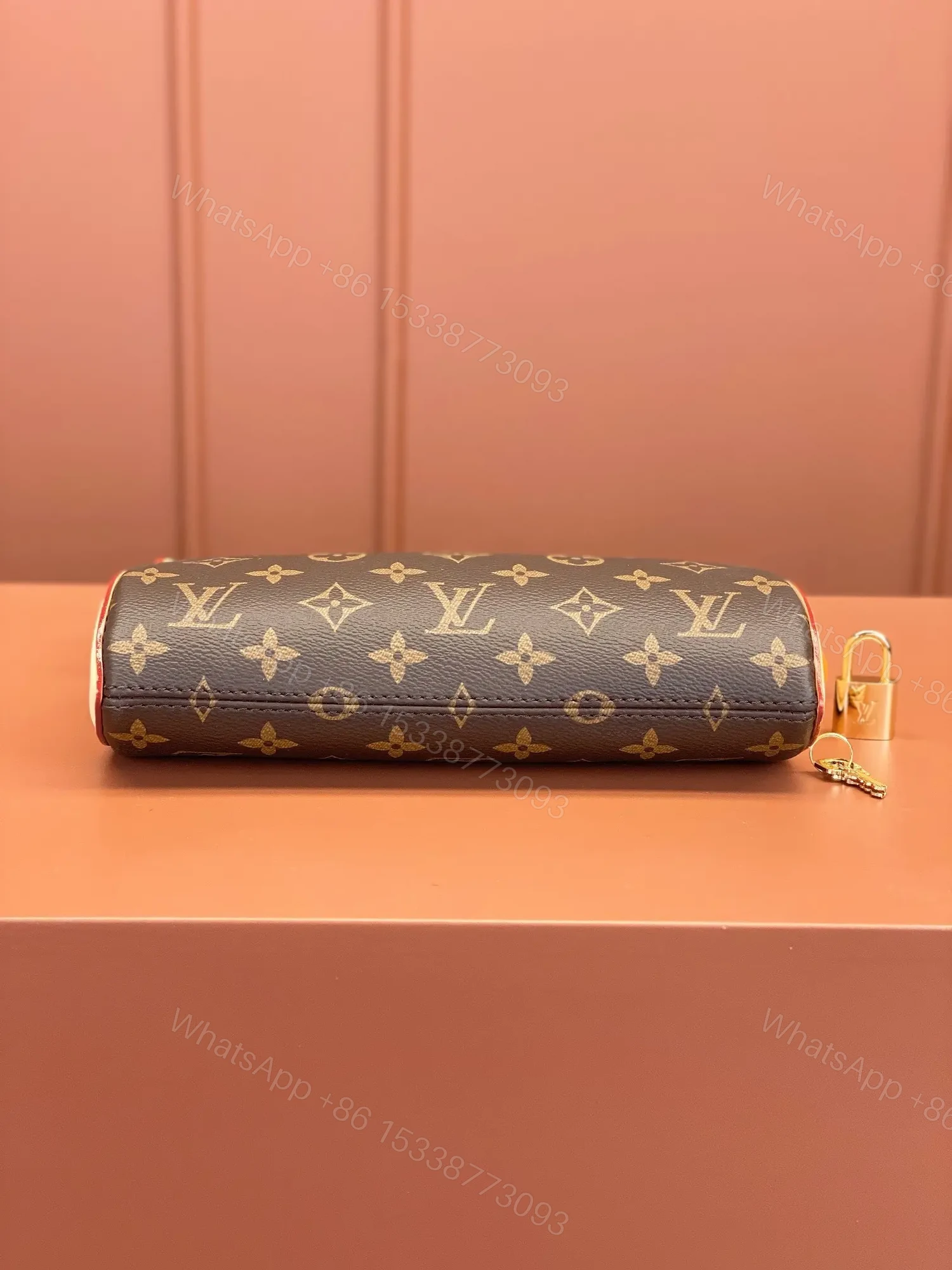 View 6 of Louis Vuitton Pochette Tirette bag in monogram coated canvas