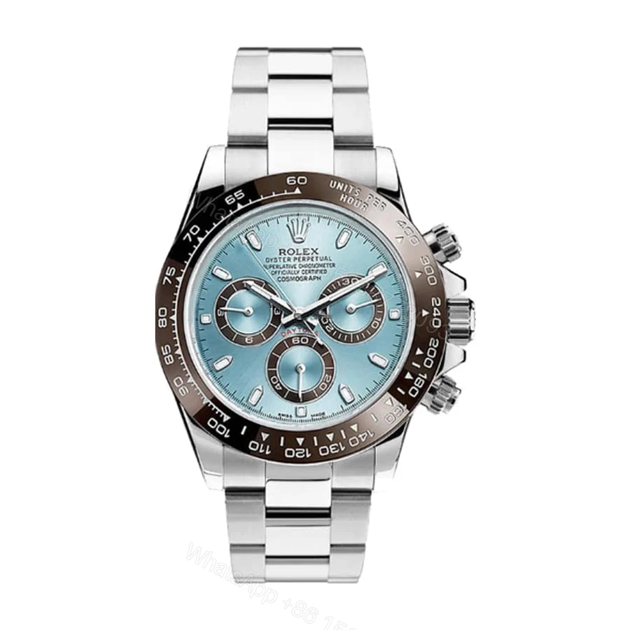 Rolex Daytona 116506 Super Clone: Cosmograph Platinum Ice Blue Dial — view 1