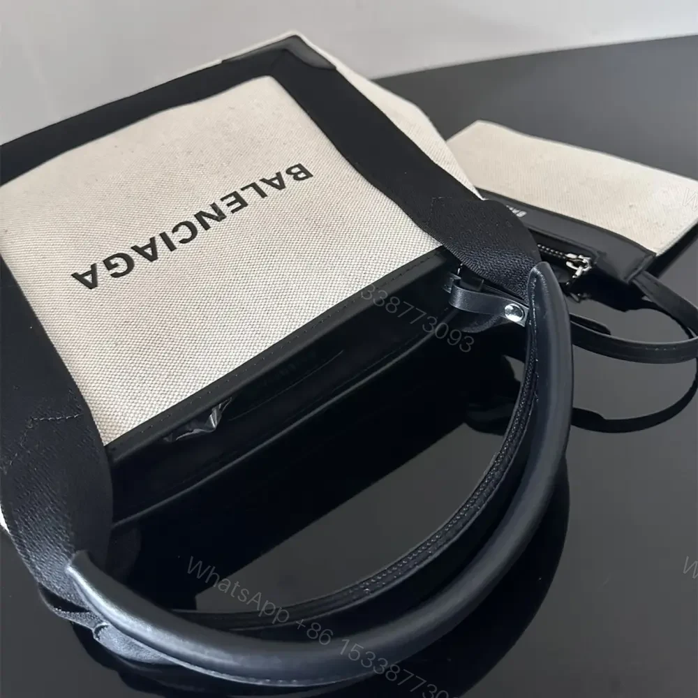 View 9 of 高仿BalenciagaNavyCabas帆布Tote包26CM
