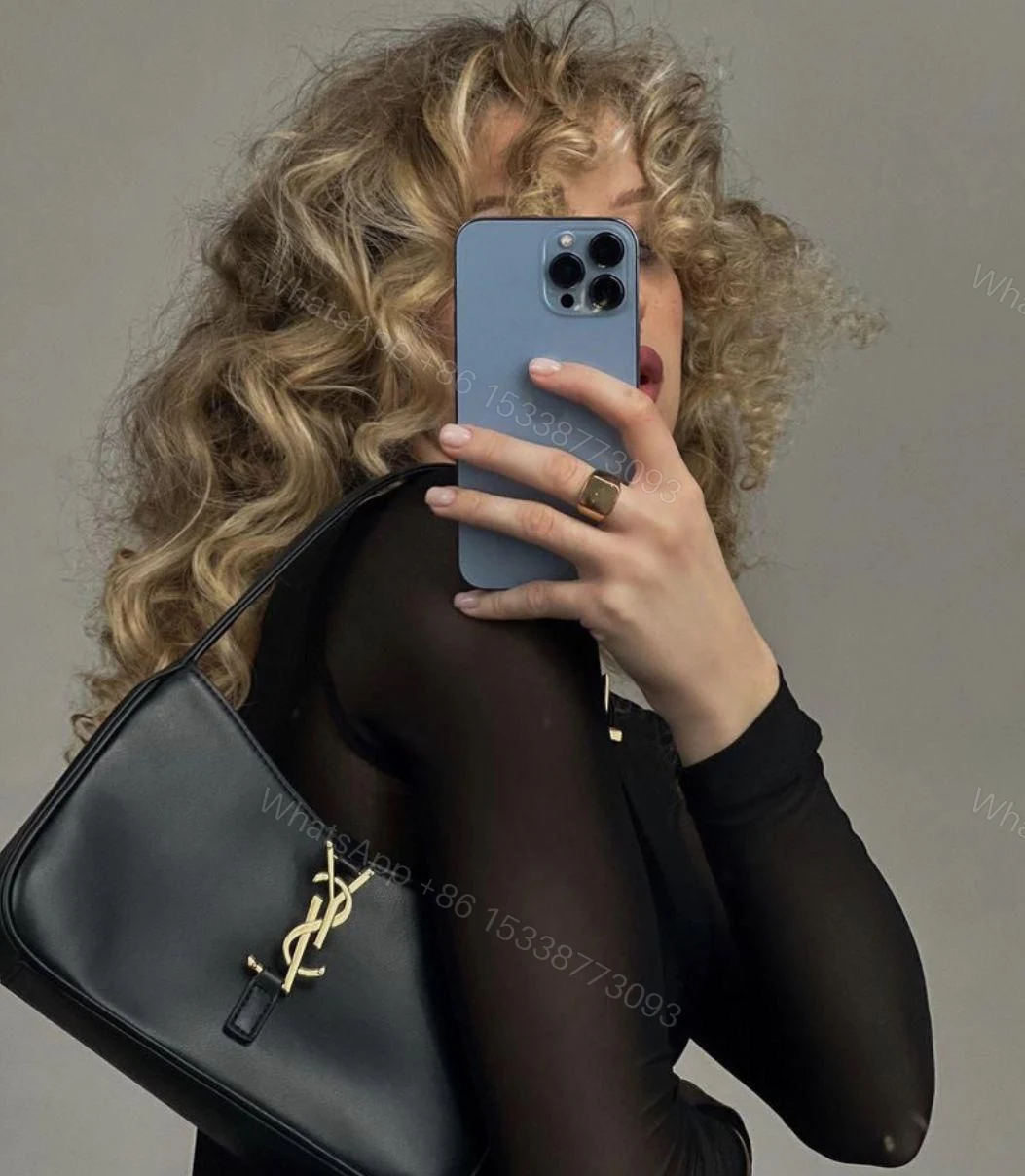 View 19 of FIRST COPY SAINT LAURENT SHOULDER BAG - CROCODILE-EMBOSSED LEATHER AND CLEAN LEATHER