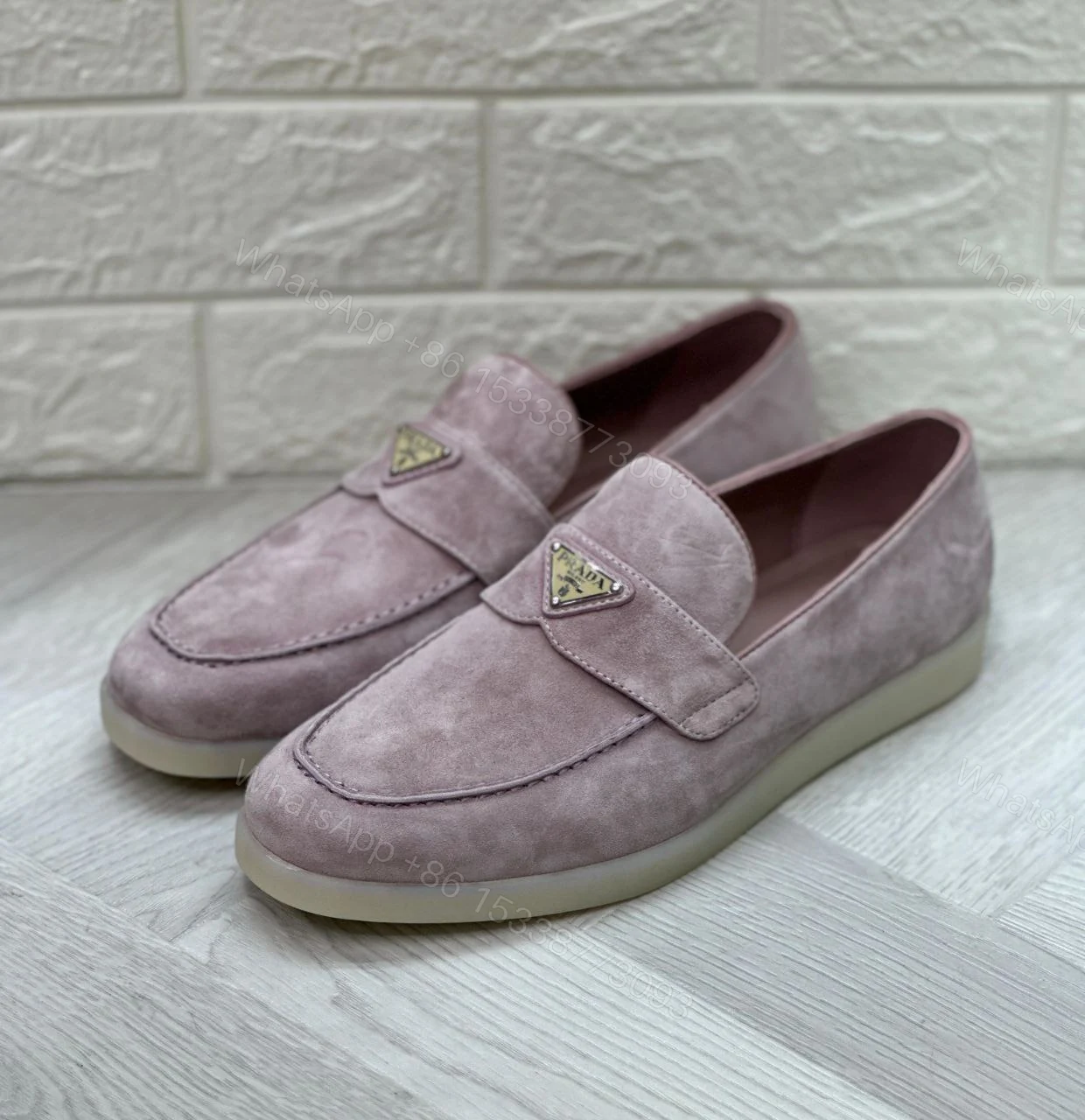 View 5 of Suede loafers Light rubber sole