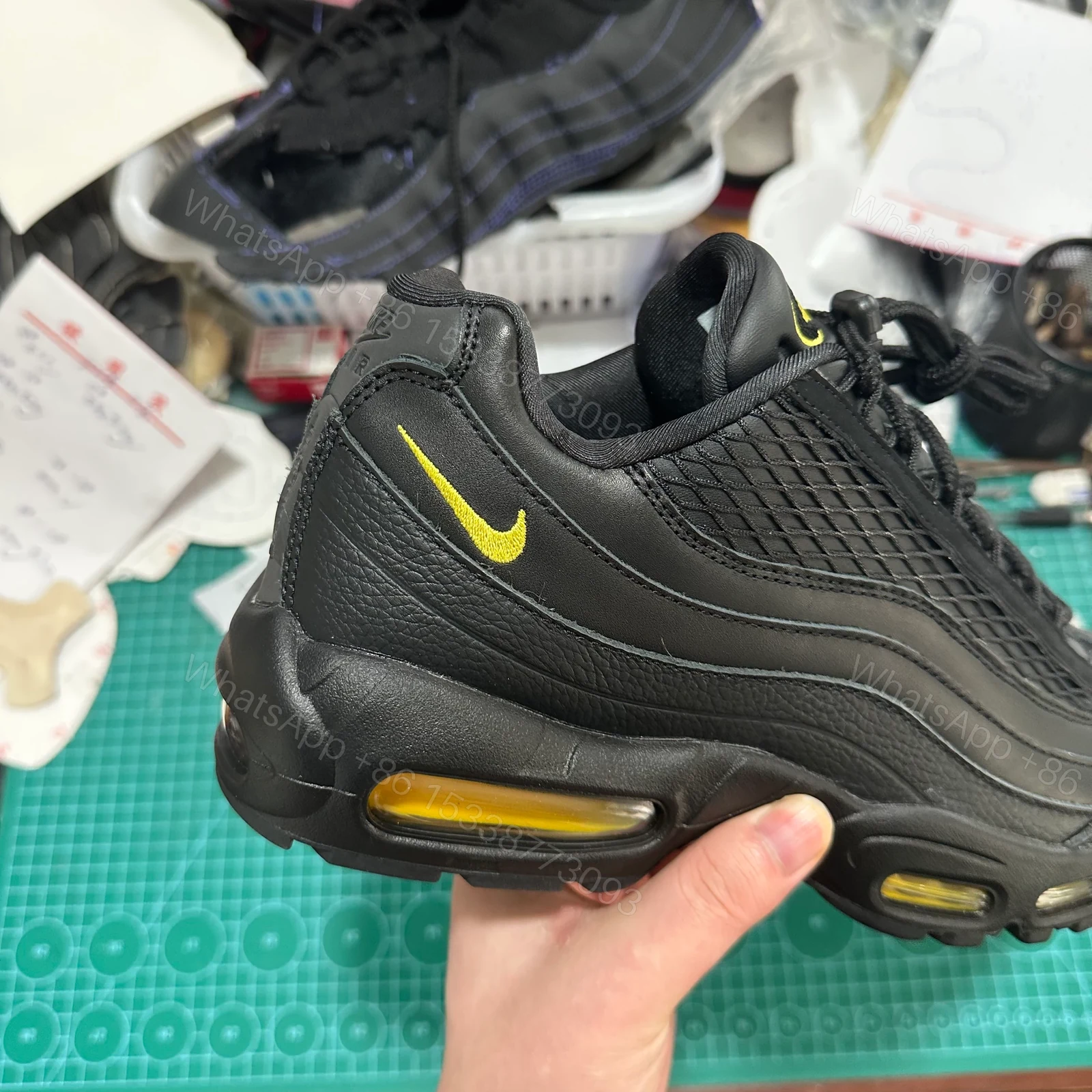 View 3 of Nike Air Max 95 Corteiz Honey Black