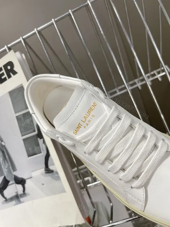 View 5 of Minimalist White Leather Sneakers â€” All-Day Comfort, Luxe Design