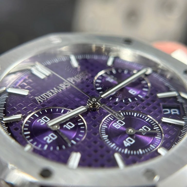 View 5 of Audemars Piguet Royal Oak 26240ST Super Clone Purple Dial