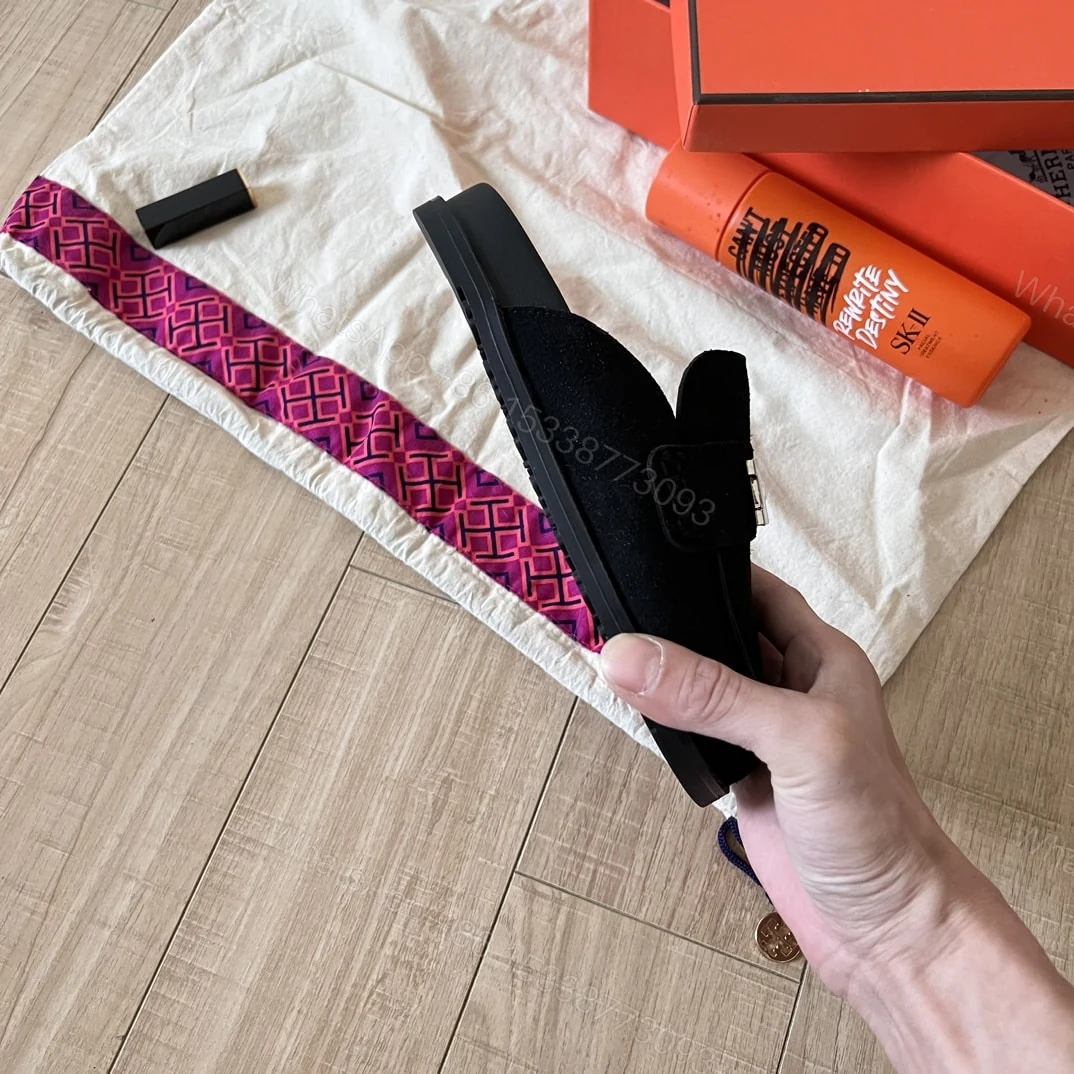 View 5 of HERMÈS GO MULE H SANDAL IN BLACK