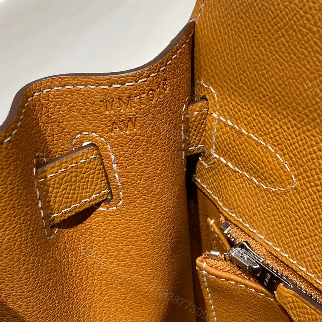View 6 of HN 28CM IN GOLD EPSOM PALLADIUM HARDWARE