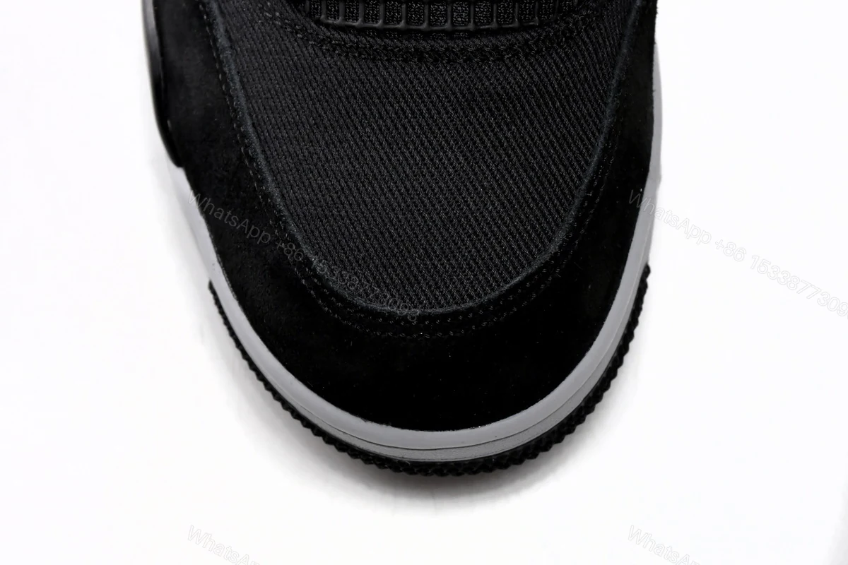 View 9 of Air Jordan 4 Retro Black Canvas DH7138-006(Top quality )