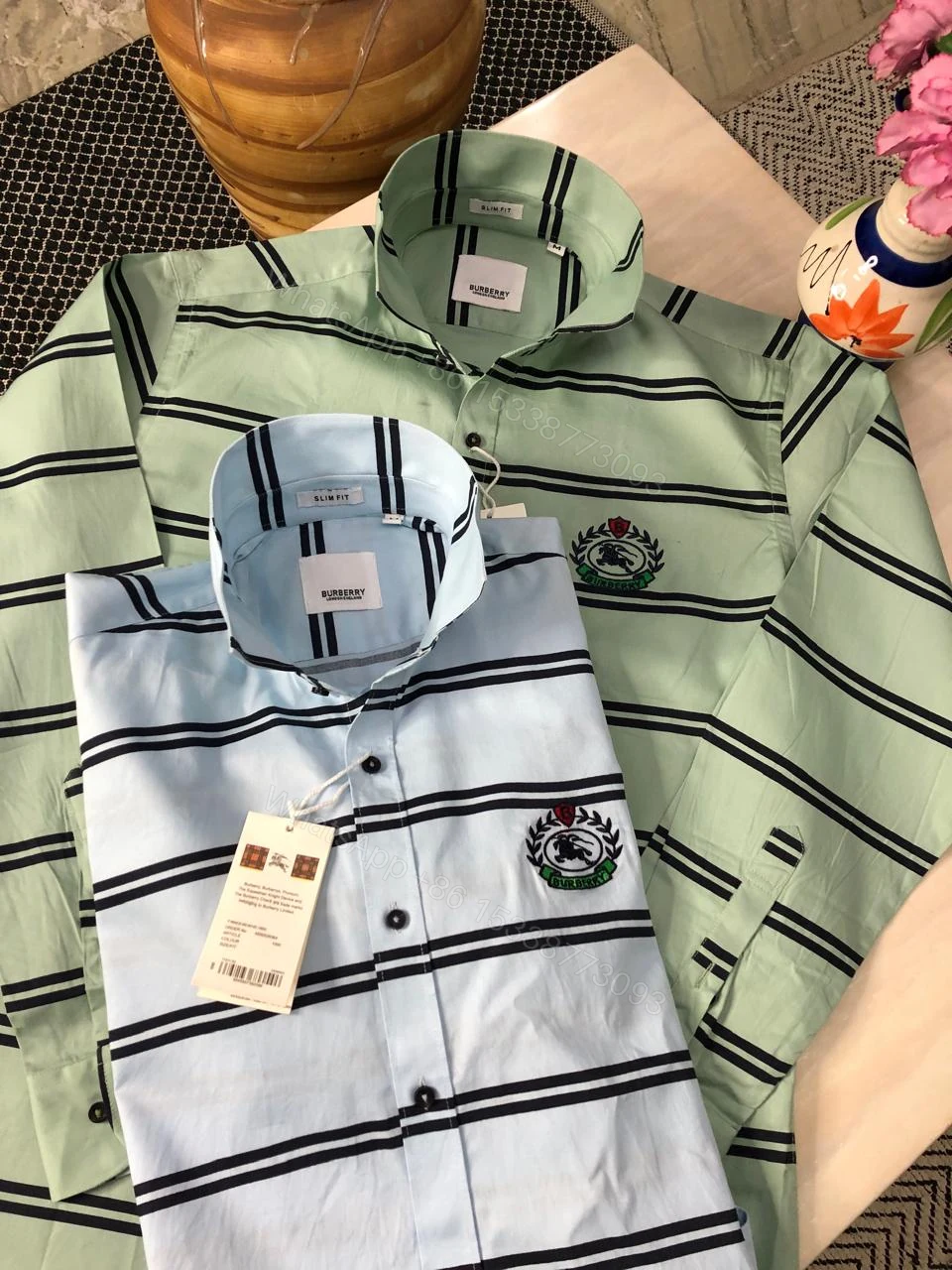 View 4 of First Copy Burberry Cotton Fabric Shirt