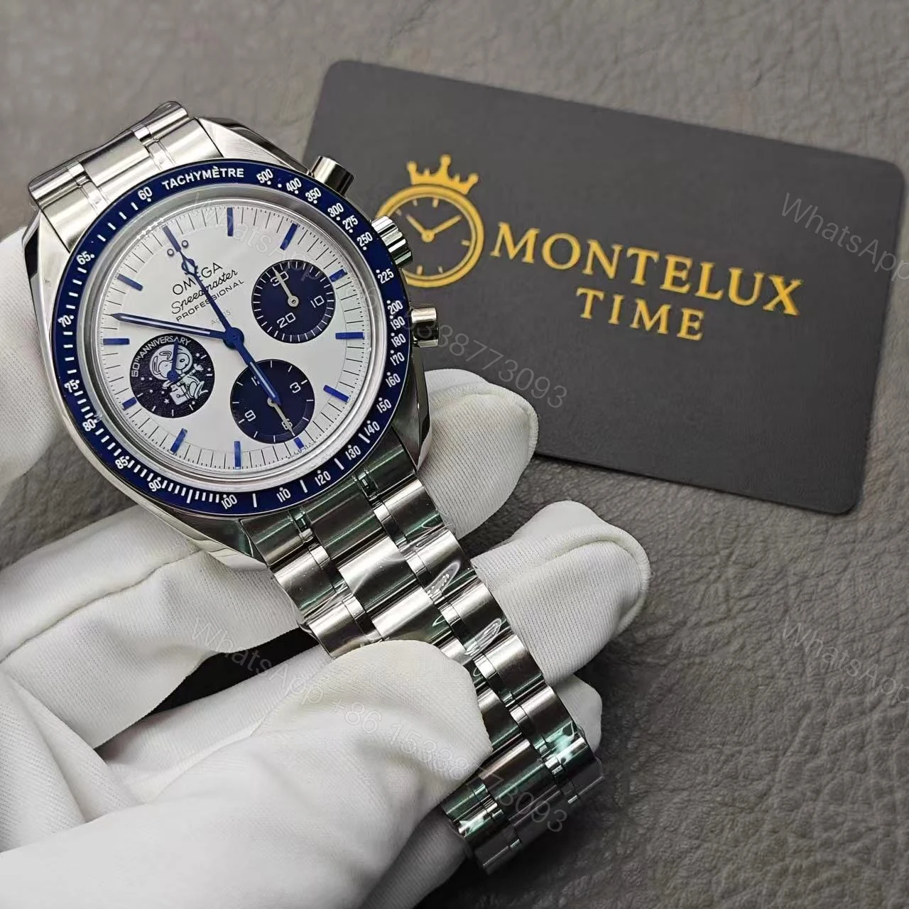 View 14 of Super Clone Omega Speedmaster Snoopy Replica