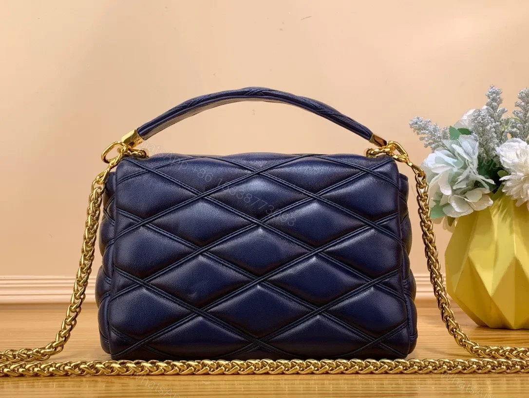 View 2 of Louis Vuitton LV Go-14 Handbags Dark Blue 23cm