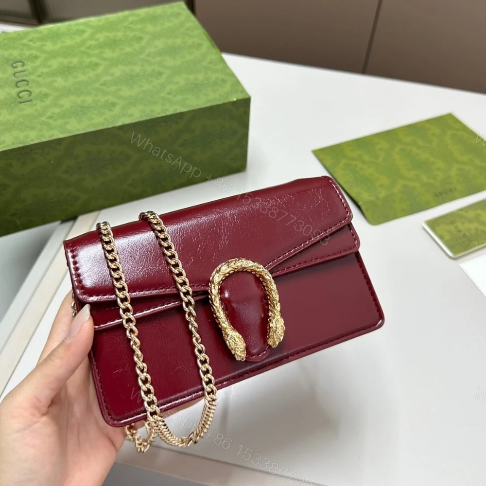View 2 of Gucci Dionysus Super Mini Bag Rosso Ancora Red 18Cm