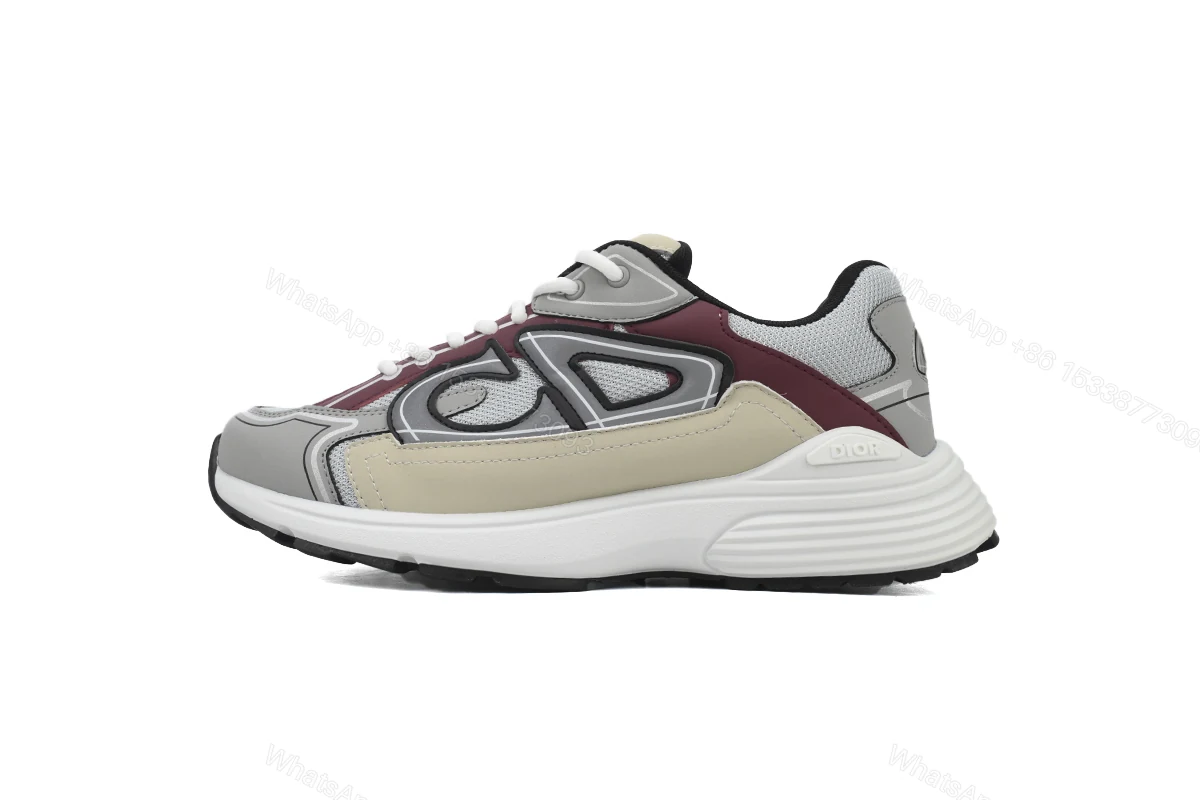View 6 of Dior 'B30' Sneakers Grey Apricot 3SN279ZMA-16141