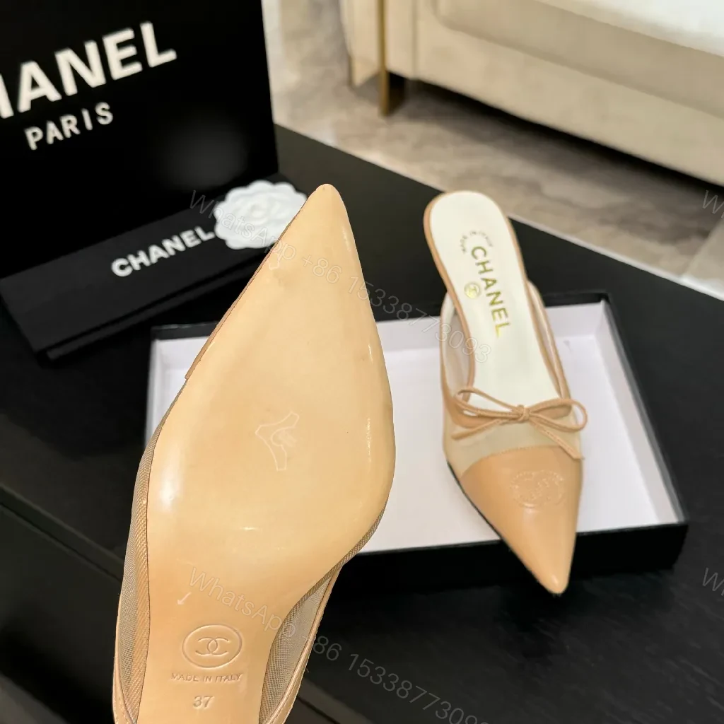 View 8 of Chic Nude-Patent Mule with Sculpted Block Heel