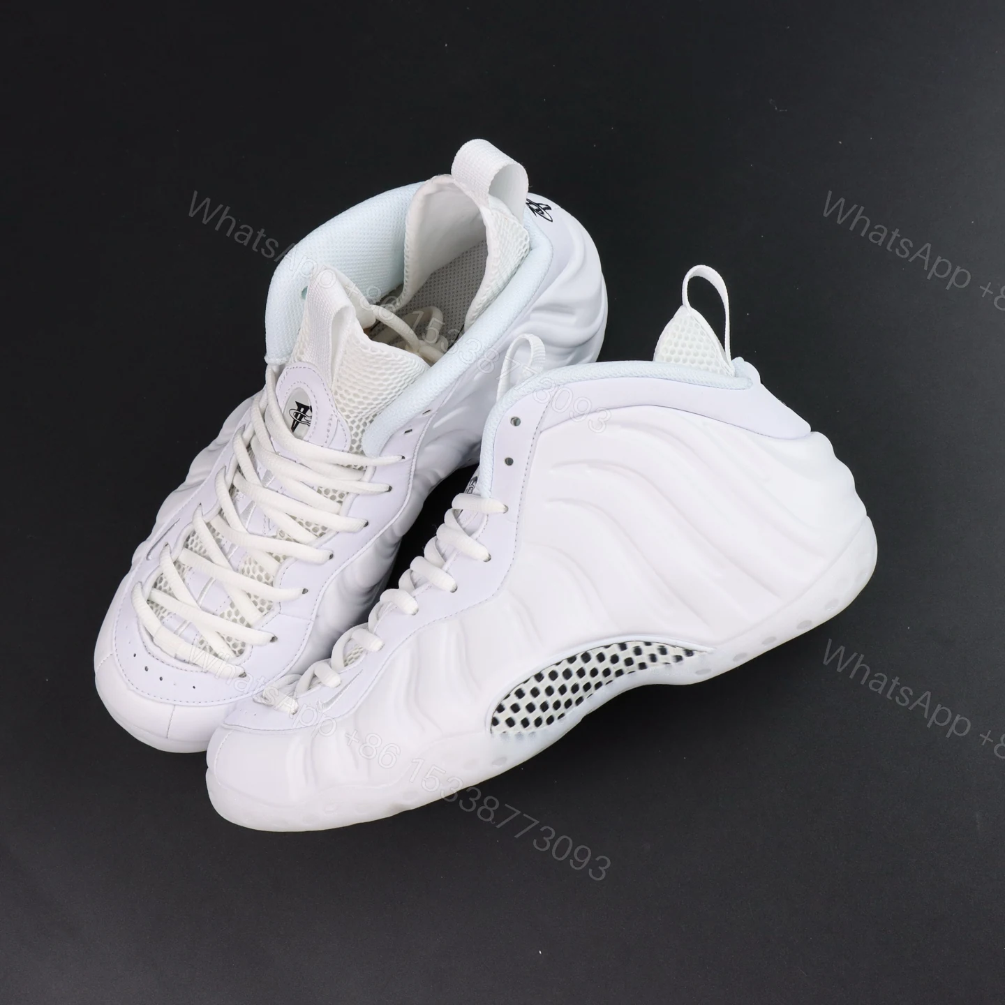 View 9 of Foamposite One “Triple White”