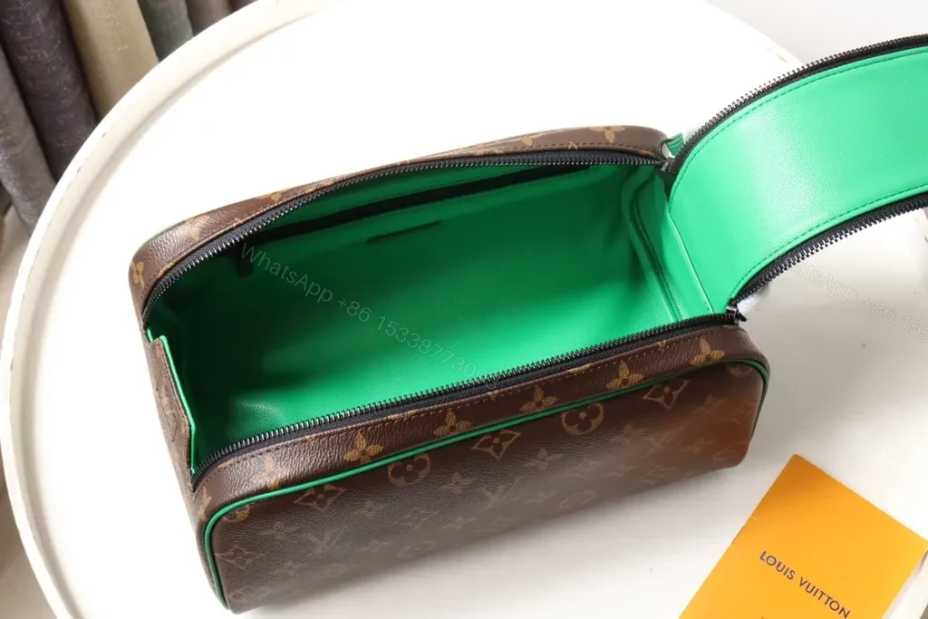 View 7 of Compact Monogram Clutch: LV Green Edge Luxury Kit
