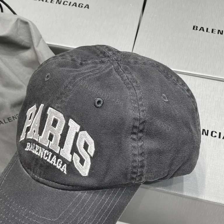 View 9 of Paris-Balenciaga Logo Cap: City-Chic Comfort Cap