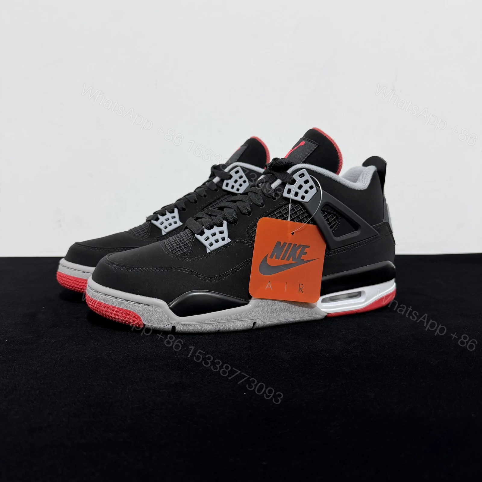 View 8 of Air Jordan 4 Retro Bred 2019 Reps