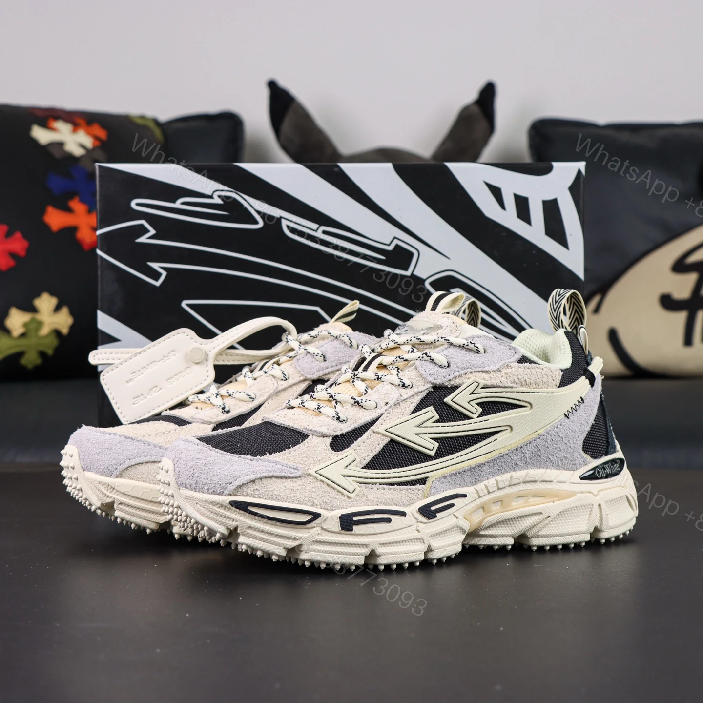 Off White Be Right Back Beige Reps — view 1