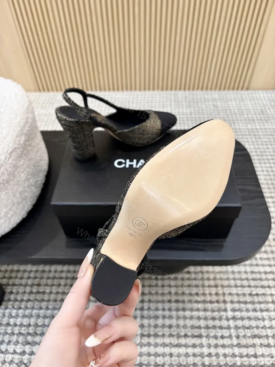View 10 of Textured Slingback Pumps: Elegant All-Day Comfort Pumps