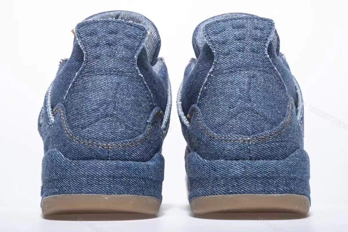 View 7 of Air Jordan 4 Retro Levis Blue Reps