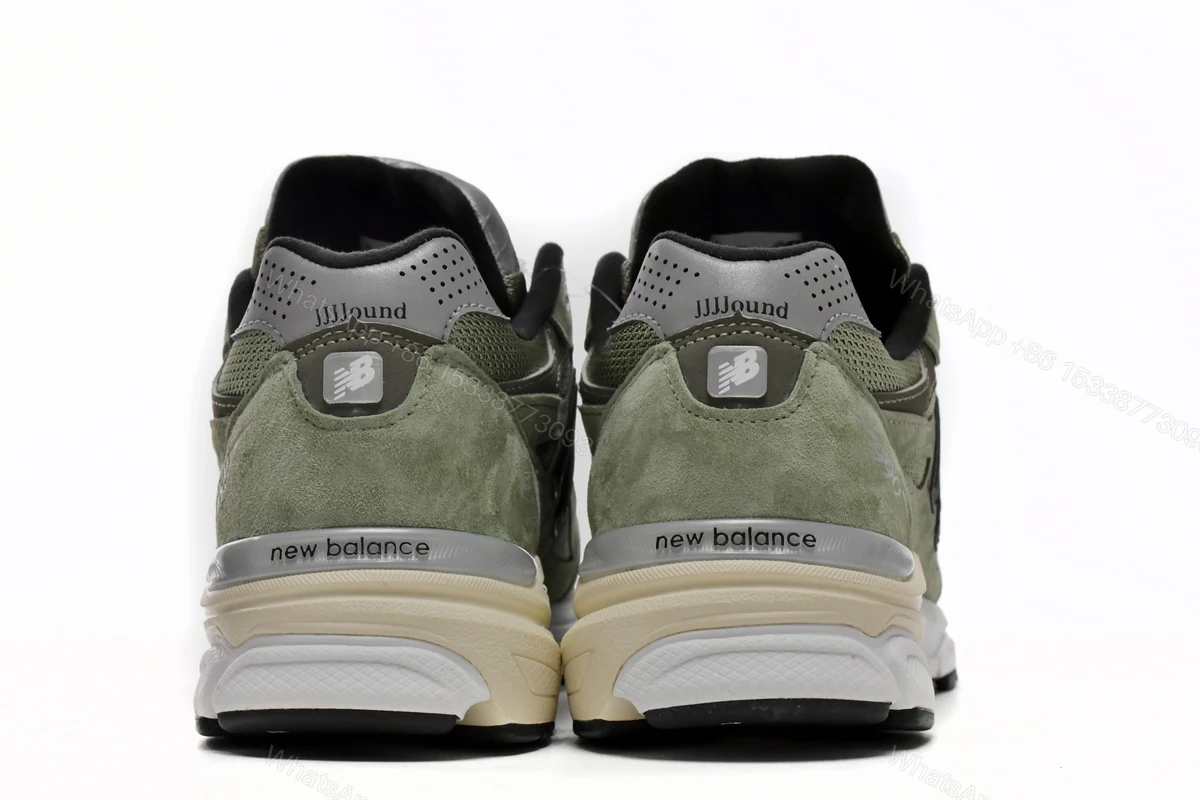 View 5 of JJJJound x New Balance 990v3 Olive M990JD3