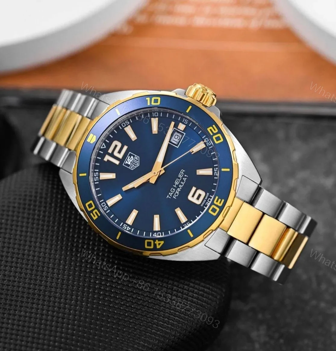 View 3 of TAG Heuer Formula 1 Automatic Blue Two-Tone