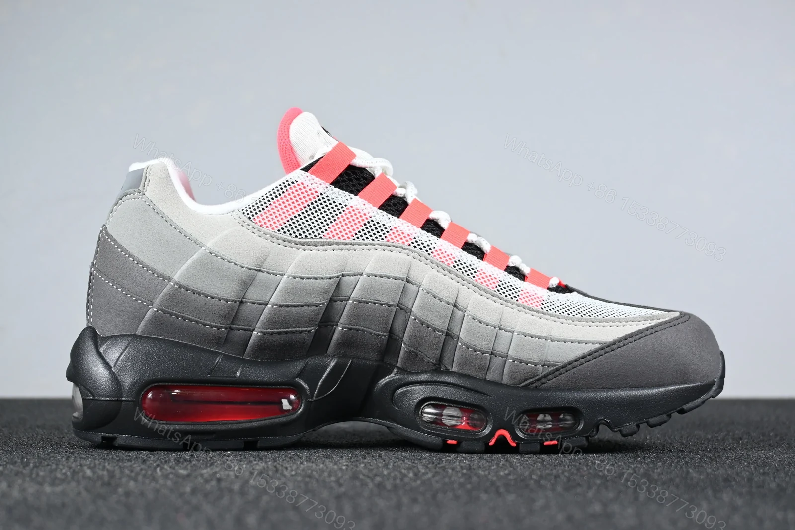 View 2 of Nike Air Max 95 OG Solar Red (2018)