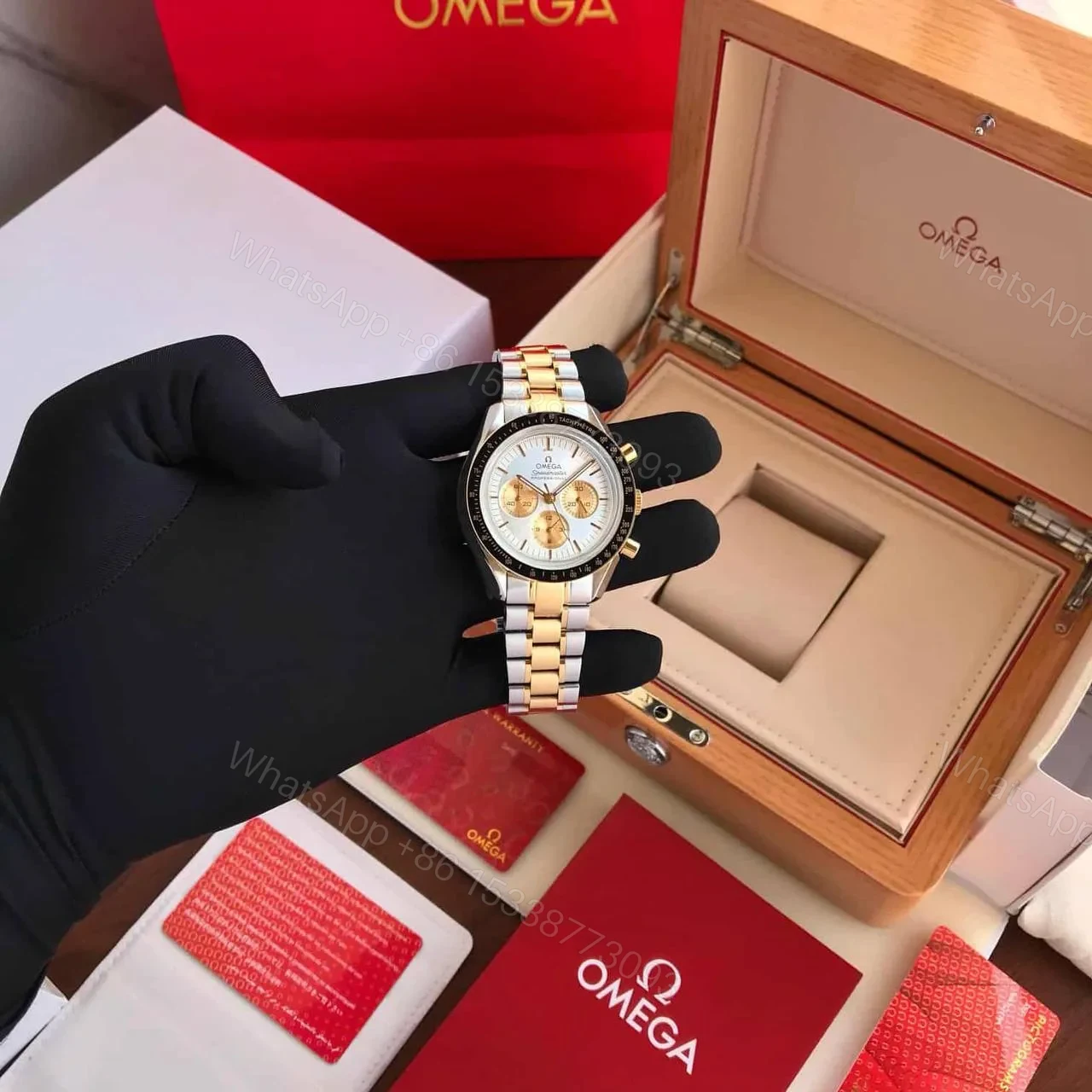 View 2 of Omega Speedmaster Bi-Metal Moonwatch