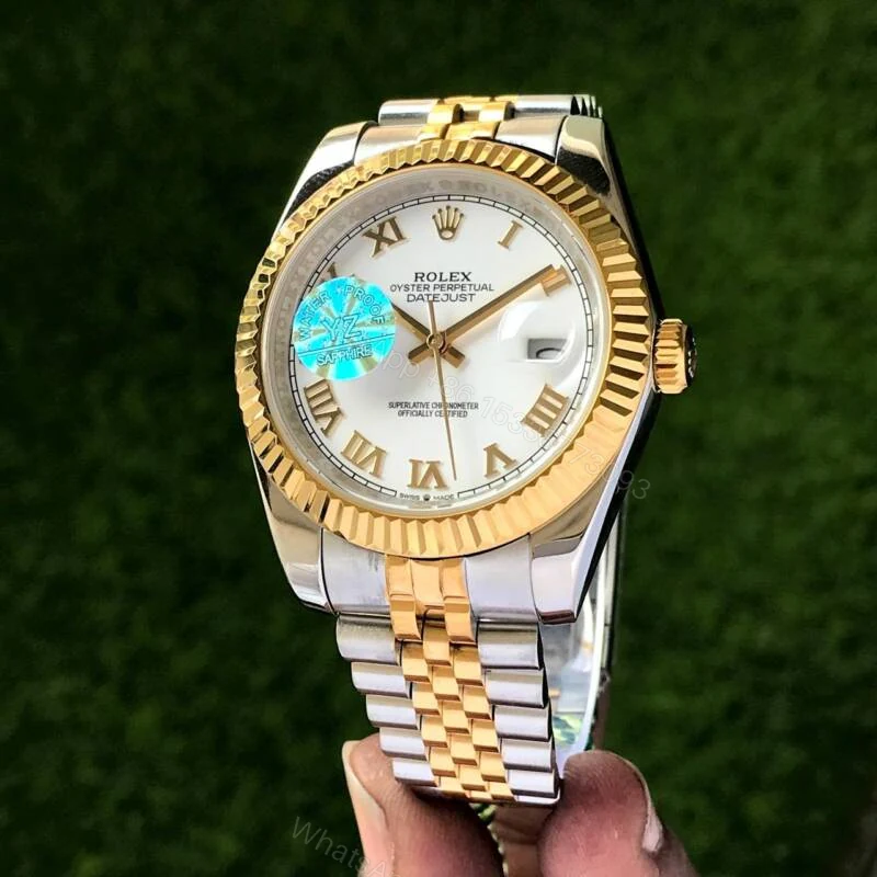 Rolex Perpetual Date Just 41 White Dial Automatic — view 1