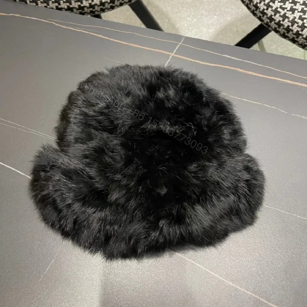 View 9 of Lux Fur-Trim Pom-Pom Bag Charm: Gold Emblem Accent