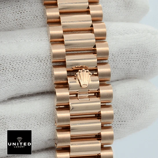 View 10 of Rolex Day-Date 128235-0037 Brown Ombre Dial Replica