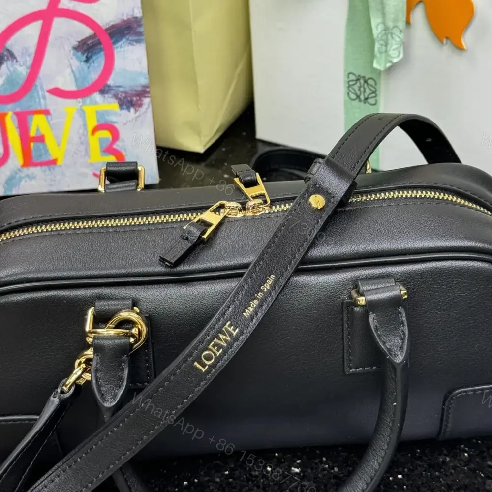 View 6 of 高仿Loewe*Amazona系列1100橫版手提包黑色免檢版