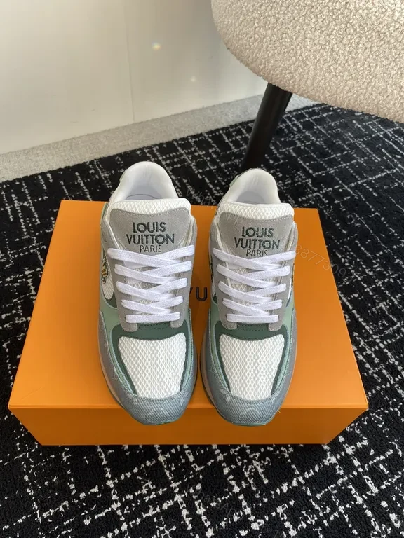 Mint Mesh LV Sneakers: Luxe Comfort High-Top — view 1