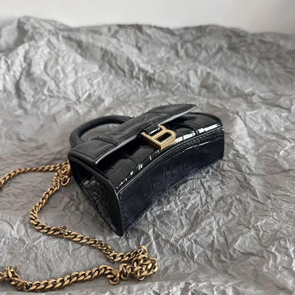 View 7 of 高仿Balenciaga*Nano系列迷你沙漏包黑色