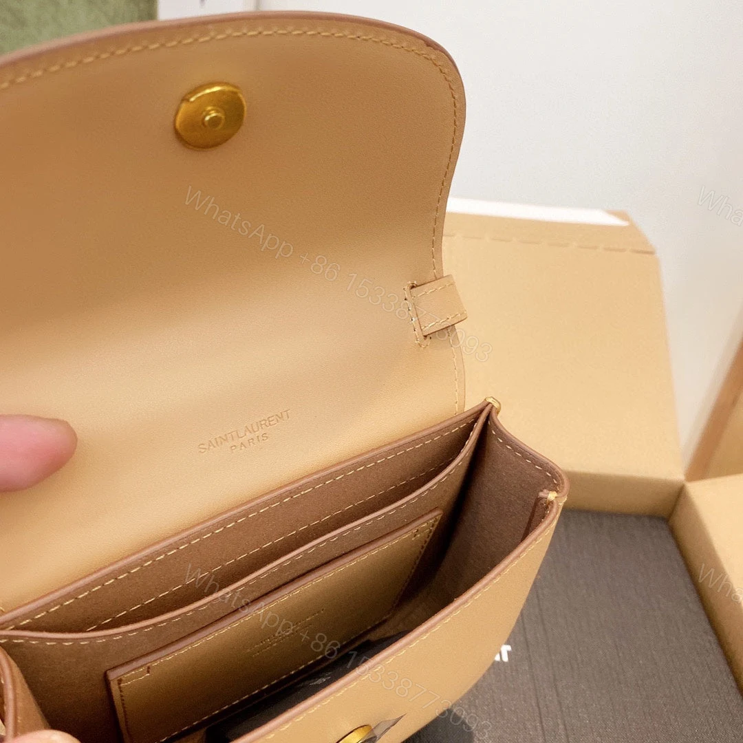 View 8 of Ysl Kaia Small Brown